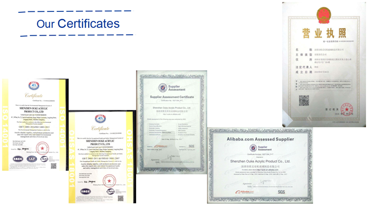 High Quality Office acrylic Business Card Holder certificates.png