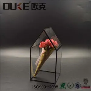Design personalizzato Perspex Display acrilico chiaro piccola scatola per i fiori/giocattoli