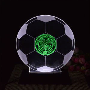 Forma a sfera creativa personalizzata Display espositore acrilico scatola luminosa Led di illuminazione Led