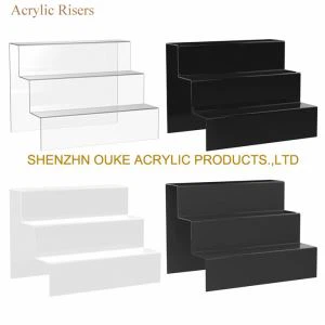Chiaro tondo acrilico Display Stand Monitor Acrilico Riser acrilico negozio Display