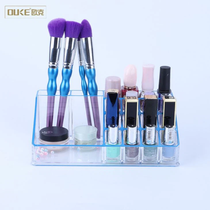 Clear Functional Desk Top Acrylic Makeup Tray Organizer Clear Functional Desk Top Acrylic Makeup Tray Organizer