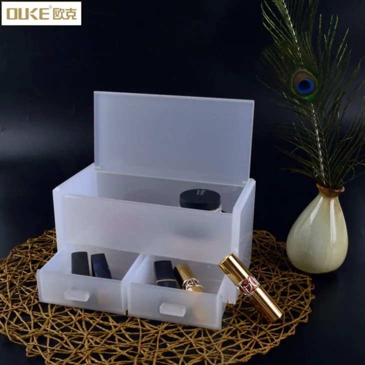 Hot Selling Luxury White Acrylic Cosmetic Box