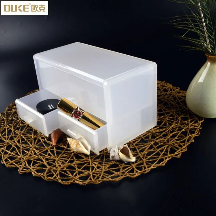 Hot Selling Luxury White Acrylic Cosmetic Box