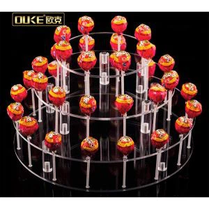 Acrilico Round 3-Tier acrilico Cake Stand Pop